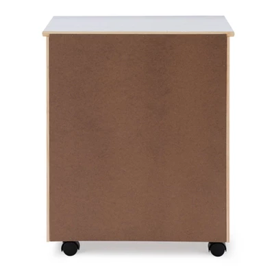 Cary 6 Drawer Wide Roll Cart - Linon 8 Cary 6 Drawer Wide Roll Cart - Linon - Image 6