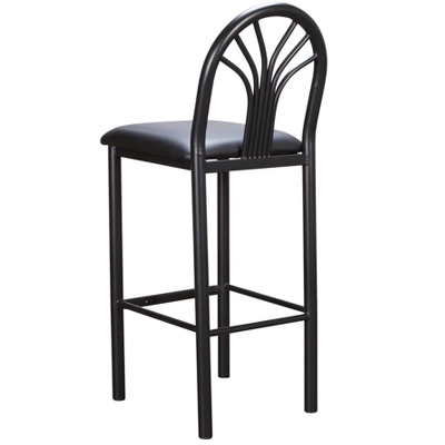 Set Of 2 Thayer Barstool Black - Linon 6 Set Of 2 Thayer Barstool Black - Linon - Image 4