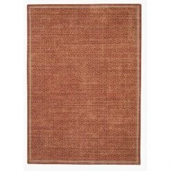 Tawney Washable Outdoor Rug Orange/Ivory - Linon -Linon GUEST 57ecabbe 3e60 407f 9897 393689787198