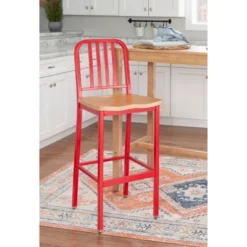 Set Of 2 Frazier Metal Barstools - Linon -Linon GUEST 58b048a6 0ef8 45a1 bcd9 9c4fd9124556