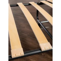 Twin Roma Folding Bed Blue - Linon -Linon GUEST 5c722070 7ffd 4c07 9b57 3d5d0ed63c4a