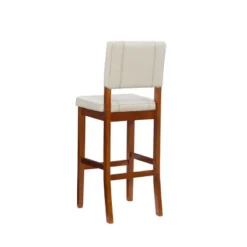 Milano Padded Barstool Upholstered Seat & Back - Linon -Linon GUEST 5d48b744 ca1d 45c1 bfb0 e4a35d74b8dc