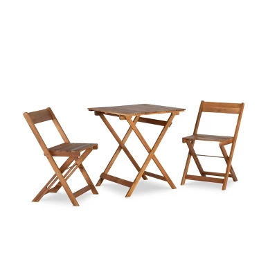 Rockport 3pc Square Table Set - Linon 16 Rockport 3pc Square Table Set - Linon - Image 14