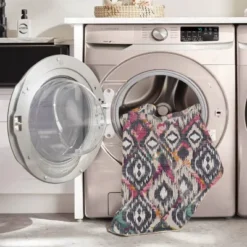 Govan Washable Outdoor Rug Ivory/Charcoal - Linon -Linon GUEST 5f3ba7f8 748e 4ec9 9aa8 af18af794830