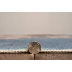 Washable Kyler Rug Beige/Blue - Linon -Linon GUEST 64e09cdd bd38 4d62 941b 7df2acf93c94