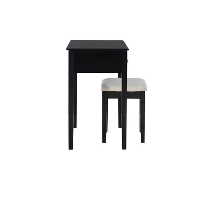 Camden Vanity Set Black Cherry - Linon 6 Camden Vanity Set Black Cherry - Linon - Image 4