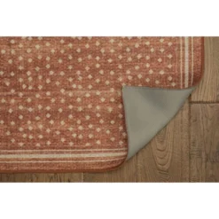 Tawney Washable Outdoor Rug Orange/Ivory - Linon -Linon GUEST 65dc6209 ecc9 4335 bc20 e735c38e2444