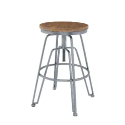 Metal And Wood Stools - Linon -Linon GUEST 66ab0116 31fb 490f 82e5 5687aaebd4ef