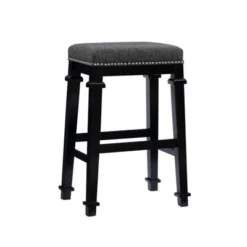 Kennedy Backless Barstool Wood - Linon -Linon GUEST 674eff77 c606 4569 a31f 3af8f13fdb78