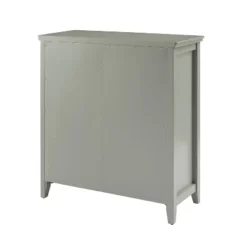 Largo Double Door Cabinet Gray - Linon -Linon GUEST 675f0446 214f 4df9 9228 1a053ee67cc3