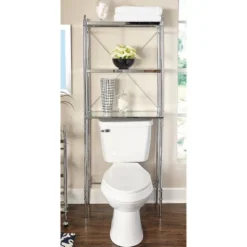 Pinnacle Spacesaver Chrome - Linon -Linon GUEST 6d19a9e4 09b8 4f3f 8515 54d524b99189