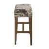 Walt Backless Barstool Wood Camo - Linon -Linon GUEST 6d4f9431 e661 42b9 bbc2 a3418c871cbe
