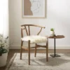 Ellis Wishbone Chair White - Linon -Linon GUEST 6fac2238 55d3 403c b71d 3e4caf17da71