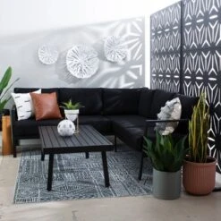 Linon Lark Aluminum Sectional Sofa Black 15 Linon Lark Aluminum Sectional Sofa Black -Linon GUEST 70fca1a1 6b0e 4d8e bea3 d3e9dfe095e0