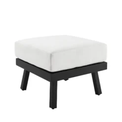 Linon Lark Aluminum Ottoman -Linon GUEST 714207e4 3b6c 4f5d b617 c8ca4e5aba52