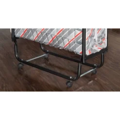 Twin Torino Folding Bed Gray - Linon -Linon GUEST 719bd707 548e 46bb 88b7 709e391684bc