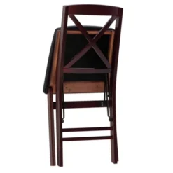Set Of 2 Triena X Back Folding Chair Upholstered Seat Espresso - Linon 20 Set Of 2 Triena X Back Folding Chair Upholstered Seat Espresso - Linon -Linon GUEST 7a1b3498 fa08 4720 a46a 3314255cefba