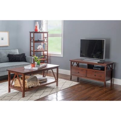 Titian Rustic TV Stand For TVs Up To 40" - Linon 7 Titian Rustic TV Stand For TVs Up To 40" - Linon - Image 5