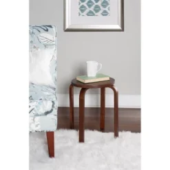 Set Of 4 Bentwood Stools - Linon -Linon GUEST 7aa83c63 428c 4413 836d ae12ff14d62e