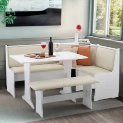 Penrose Storage Nook Dining Set - Linon -Linon GUEST 7b108c90 195a 4248 bd3a 6d7d34ee6a1d