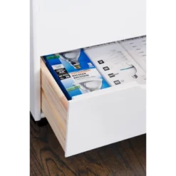 Cary 8 Drawer Rolling Storage Cart - Linon -Linon GUEST 7b5a0f0b 1f9e 4fb9 9255 a4b38ad96ee9