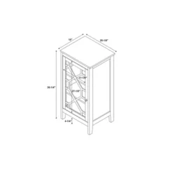 Fetti Small Cabinet - Linon -Linon GUEST 81dbfb13 c4c1 4630 9d72 7664e76e14a4