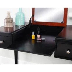 Camden Vanity Set Black Cherry - Linon 28 Camden Vanity Set Black Cherry - Linon -Linon GUEST 82464f78 c862 4ccb 98f0 ccb2a8303e41