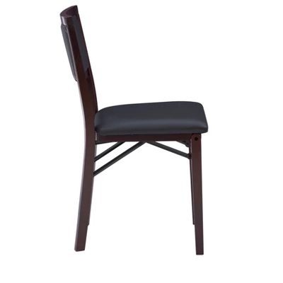 2pc Claire Folding Chair Espresso - Linon 6 2pc Claire Folding Chair Espresso - Linon - Image 4