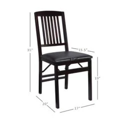 Set Of 2 Triena Mission Back Folding Chair Espresso - Linon 29 Set Of 2 Triena Mission Back Folding Chair Espresso - Linon -Linon GUEST 8f715f13 ac70 410e b4f6 3cc066cd7130