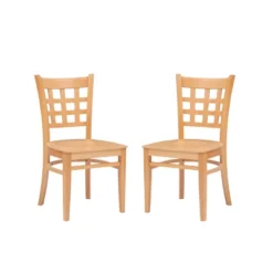 Set Of 2 Lola Side Chairs - Linon -Linon GUEST 90c68aba ebf7 4456 8159 d94e1eb715a2