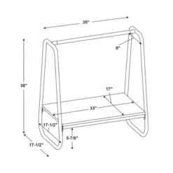 Roset Coat Rack Short - Linon -Linon GUEST 93a4832c 093b 48a5 93e2 ce7c15f73707