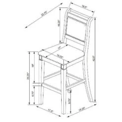Emmy Counter Height Barstool - Linon -Linon GUEST 93e7fd9c fb7d 4546 ad38 f8bd3ed7afd0