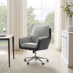 Meacham Swivel Desk Chair - Linon -Linon GUEST 981f9759 6847 4bed ab8a 1e2743cd8ad3