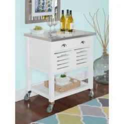 Robbin Kitchen Cart - Linon -Linon GUEST 9a6ee6df 5067 403c 9498 01b1cbe7ddf9