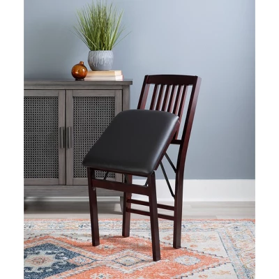 Set Of 2 Triena Mission Back Folding Chair Espresso - Linon 13 Set Of 2 Triena Mission Back Folding Chair Espresso - Linon - Image 11