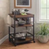 Austin Kitchen Cart Metal/Wood - Linon -Linon GUEST 9ebac13d ed73 4797 ad04 ef51517ac0db