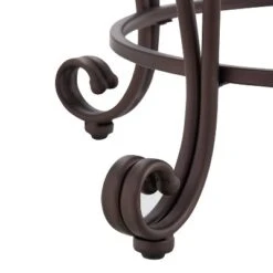 24" Genna Back Bar Counter Height Barstool Brown - Linon -Linon GUEST a0e42bc1 da3d 4477 aee6 75a68328710f