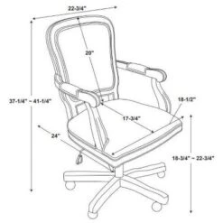 Maybell Office Chair - Linon 24 Maybell Office Chair - Linon -Linon GUEST a1085e88 65ff 4164 bca4 0bb4bcf8b8fa