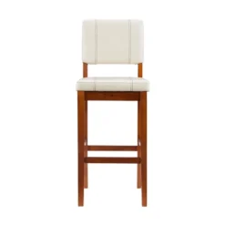 Milano Padded Barstool Upholstered Seat & Back - Linon -Linon GUEST a3e58333 4fde 46b2 b048 92bddd5286d2