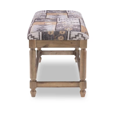 Kaya Bench Gray - Linon 5 Kaya Bench Gray - Linon - Image 3