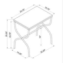 Prynne Accent Table Gold - Linon -Linon GUEST a452f4d6 96ad 4b04 b6e3 6aaea02e1042