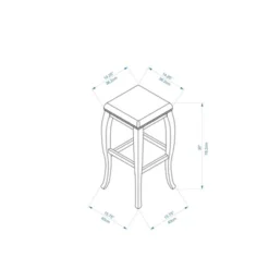 San Francisco Backless Faux Leather Barstool Wood Caramel - Linon 12 San Francisco Backless Faux Leather Barstool Wood Caramel - Linon -Linon GUEST a558b547 7e22 482c a569 ae2811ec2826