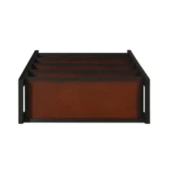 59.84" Calum 5 Shelf Bookshelf Black Cherry - Linon -Linon GUEST a634fab5 4557 4636 a572 3d36a59a37c7