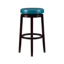 Maya Swivel Backless Barstool - Linon -Linon GUEST a683832b 56db 4f88 8eb8 8bb73daea289