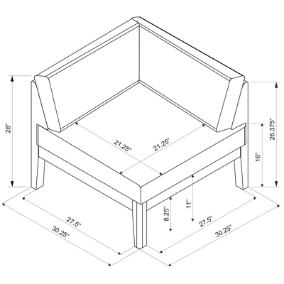 4pc Summerlyn Patio Seating Set - Linon 15 4pc Summerlyn Patio Seating Set - Linon - Image 13