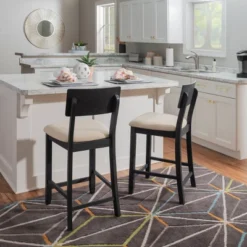 24" Jordan Counter Height Barstool - Linon -Linon GUEST a83d99d7 e747 44b6 8b68 2f28291fd26c