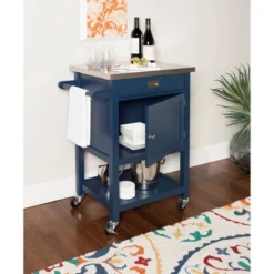 Sydney Apartment Kitchen Cart - Linon -Linon GUEST a9909e75 5f1f 4fbc a8c8 565922c4283b