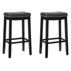 Set Of 2 Claridge Barstools - Linon -Linon GUEST aaab790e 4764 446c 9c7e 5764e9507435