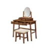 Lorna Vanity Set Walnut - Linon 1 Lorna Vanity Set Walnut - Linon -Linon GUEST aafddae8 0464 4069 aa39 5b8a8527622f