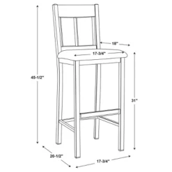 Edwina Metal Barstool Black - Linon 17 Edwina Metal Barstool Black - Linon -Linon GUEST ac68610a e938 4a58 83cf 7b7a773ff596